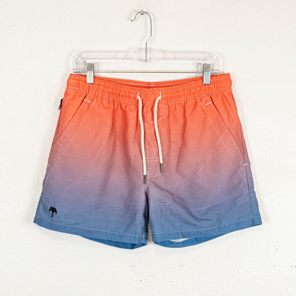 OAS Men's Blue Grade Swim Trunks shorts size Medium